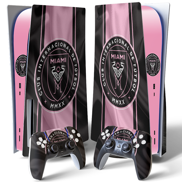 Skinstech® Edicion Inter de Miami Calcomania de vinyl premium para PS5