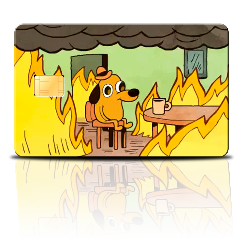 SKINCARD Skinstech® this is fine Design sticker for card