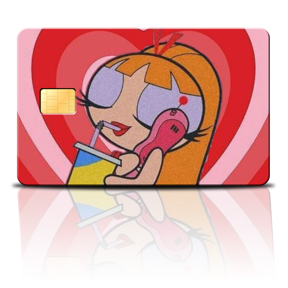 SKINCARD Skinstech® bombon adolescente Diseño calcomania para tarjeta