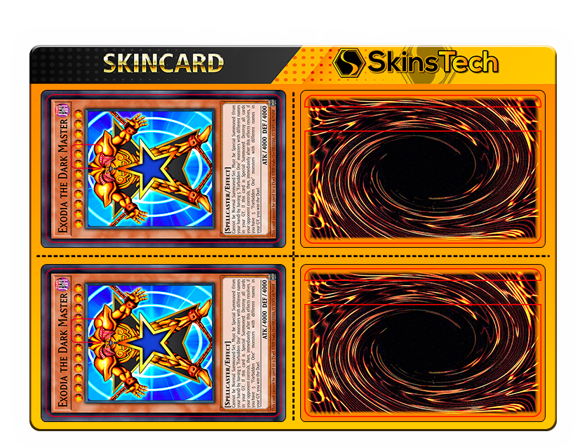 SKINCARD Skinstech® Exodia the dark Decal design for card