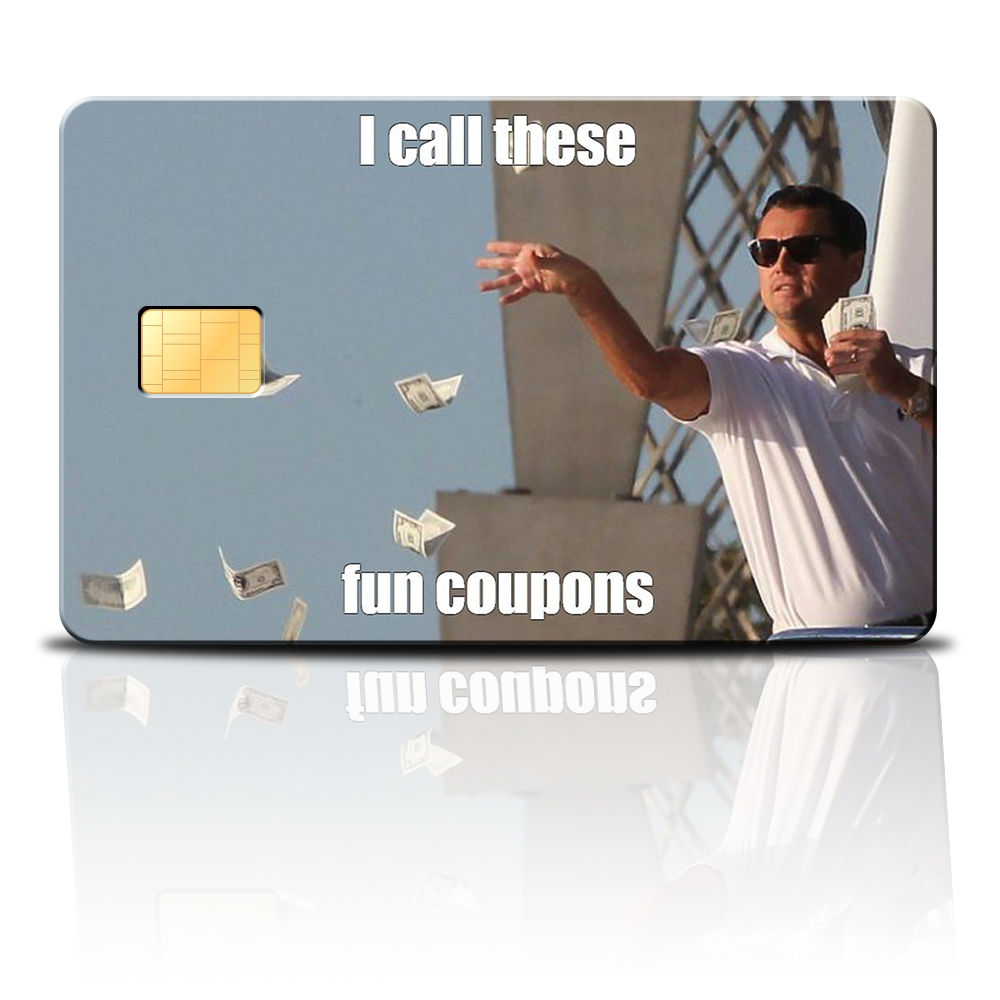 SKINCARD Skinstech® I call these fun coupons Sticker design for card