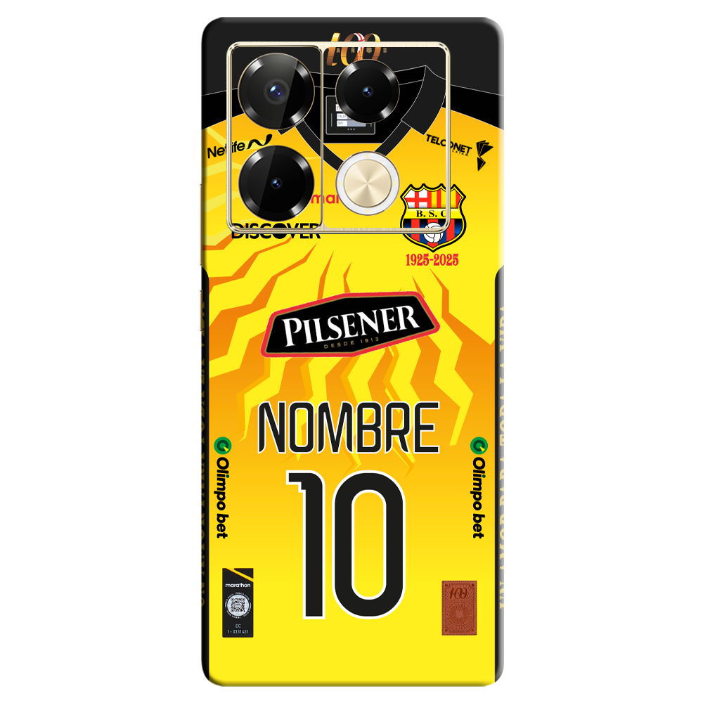 Infinix Skin Personalizado de Bsc 2025 para hot 20, hot 30, note 30 pro, hot 40, note 40 pro