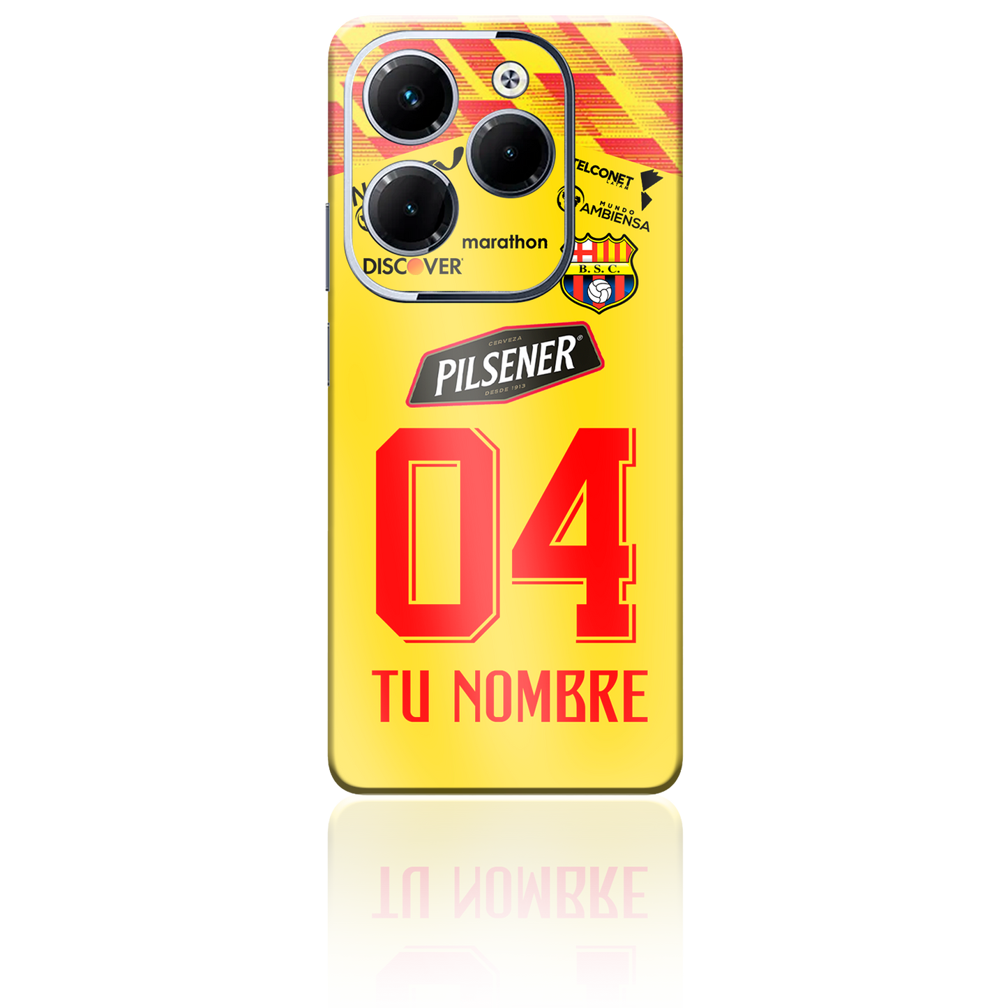 Infinix Skin Personalizado de Bsc 2024 para hot 20, hot 30, note 30 pro, hot 40