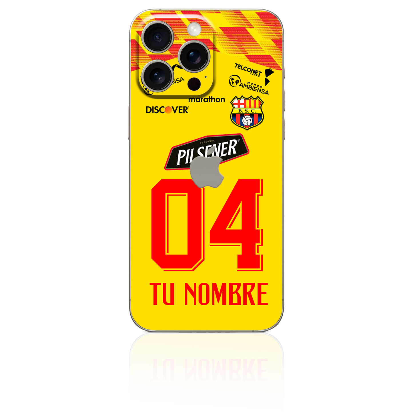 Iphone 11, 12, 13, 14, 15 Pro/Pro Max Skin Personalizado de Bsc para Iphone