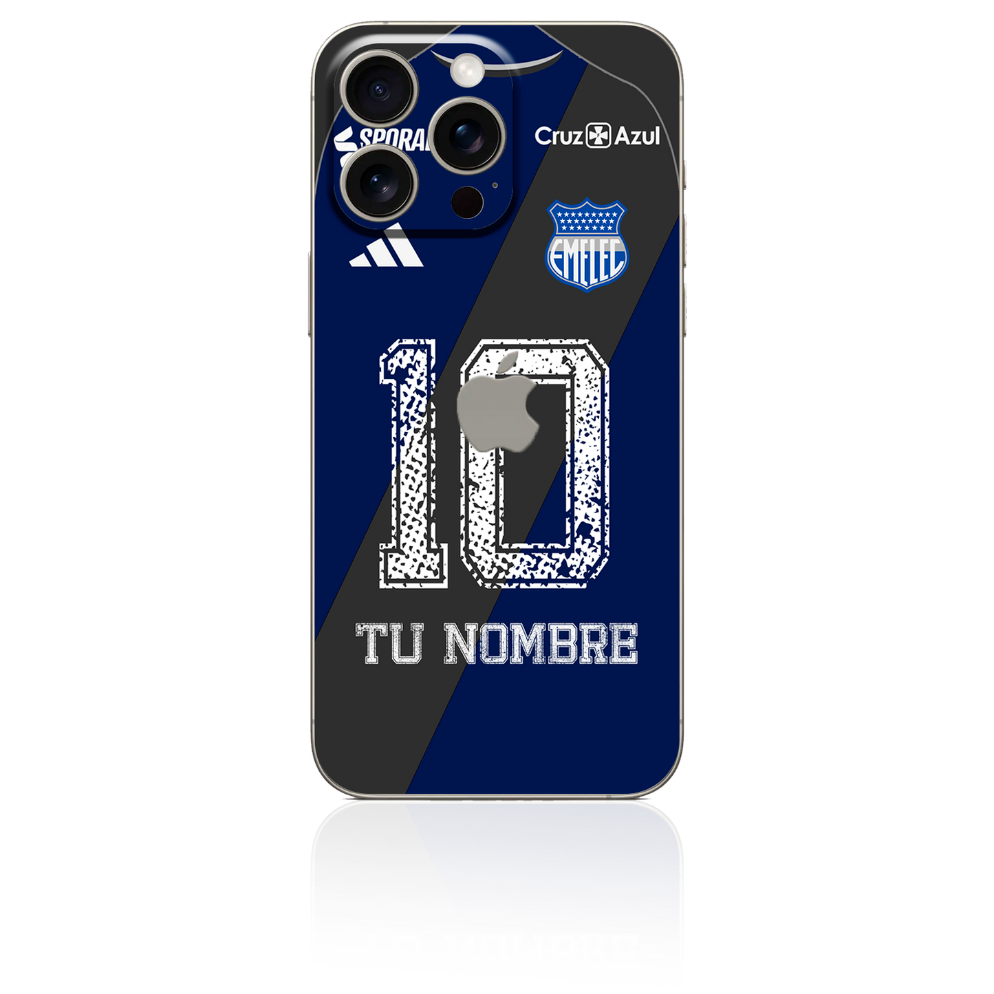 Iphone 11, 12, 13, 14, 15 Pro/Pro Max Skin Personalizado de Emelec para Iphone