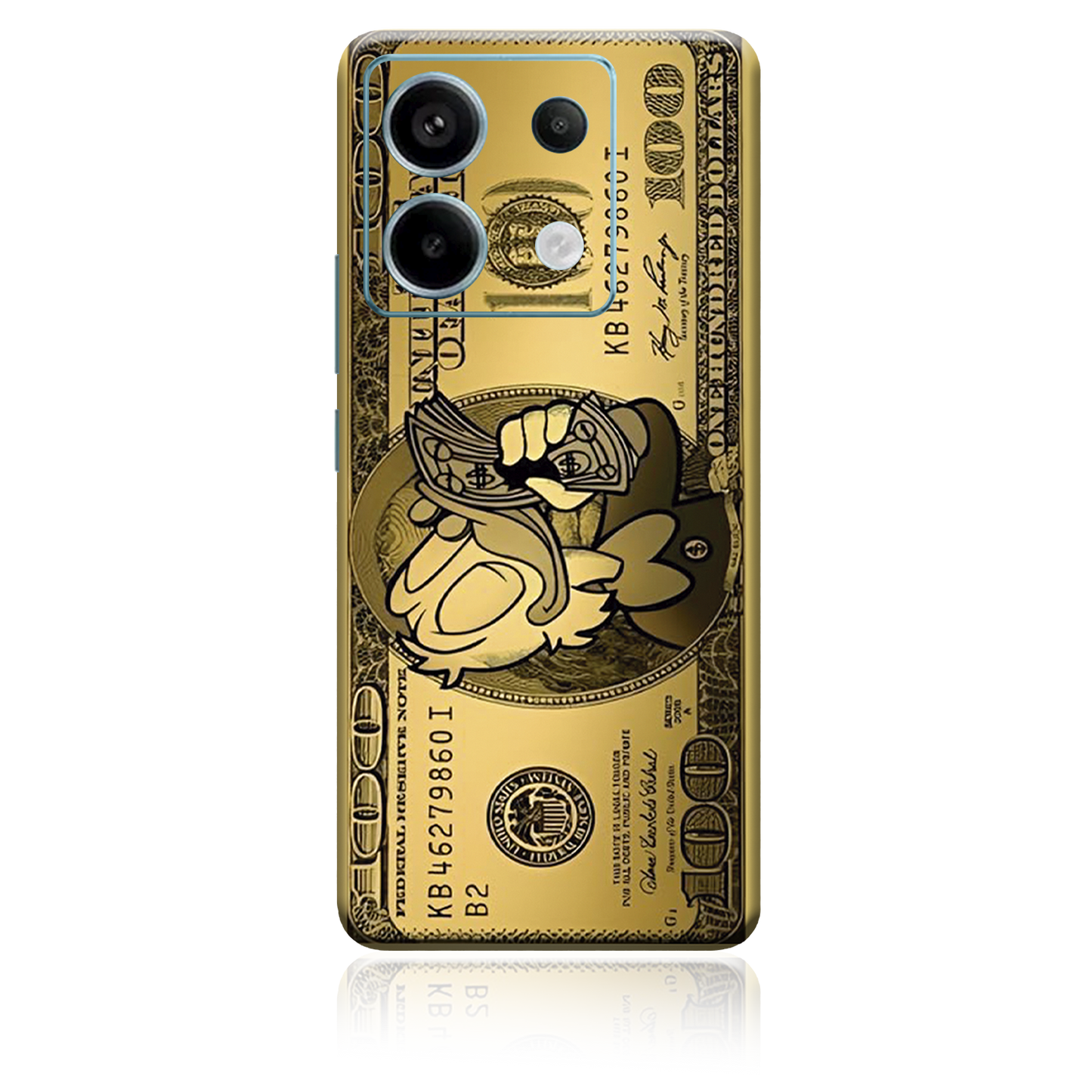 XIaomi-Poco Skin Personalizado de McPato Dorado para redmi note 11, 12, 13 pro, 13C, 14C etc