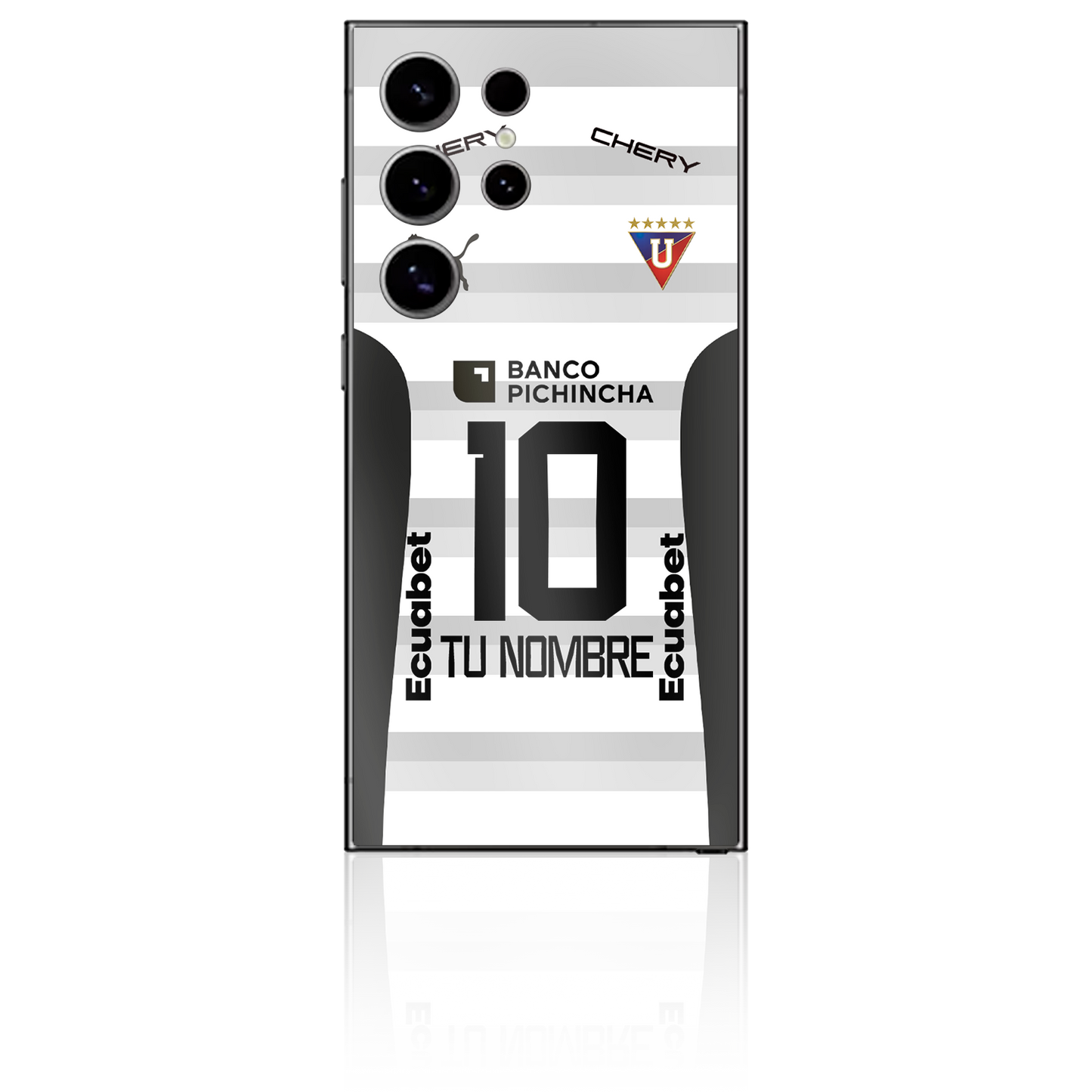 Samsung Galaxy S21, S22, S23, A52, A53, A54, Etc. Skin Personalizado de Liga de Quito para celulares Samsung