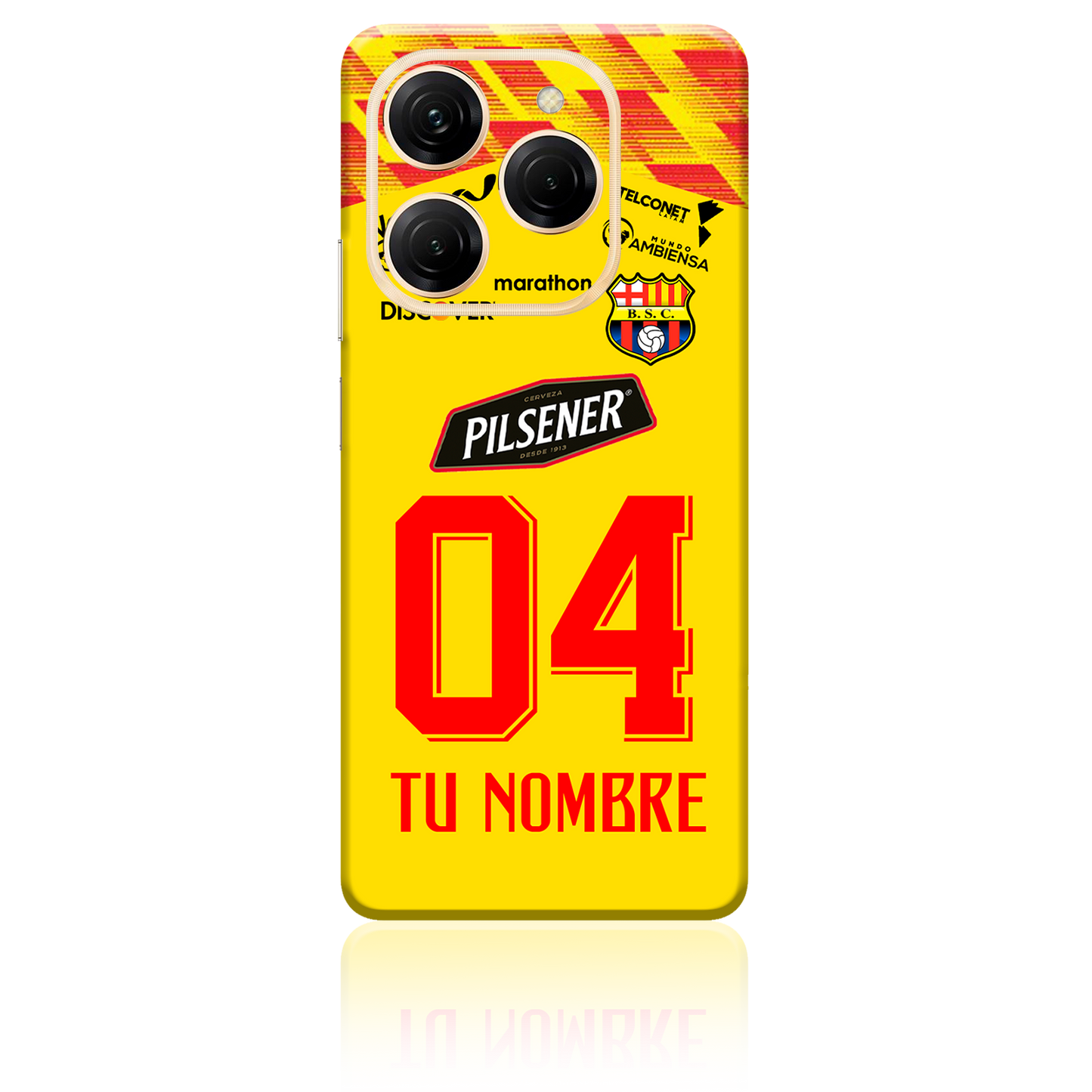 Tecno Skin Personalizado de Bsc para Spark 10, Spark 20, Spark GO