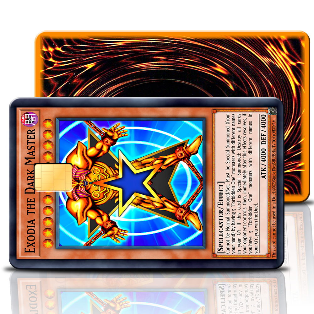 SKINCARD Skinstech® Exodia the dark Decal design for card