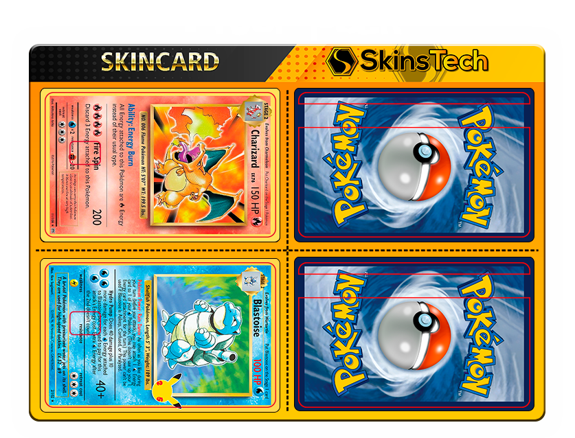SKINCARD Skinstech® Charizard Design Card Decal