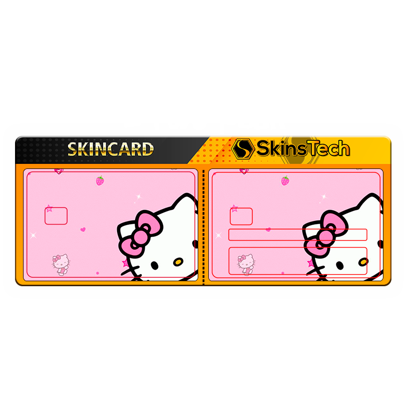 SKINCARD Skinstech® kello kitty 1 Diseño calcomania para tarjeta