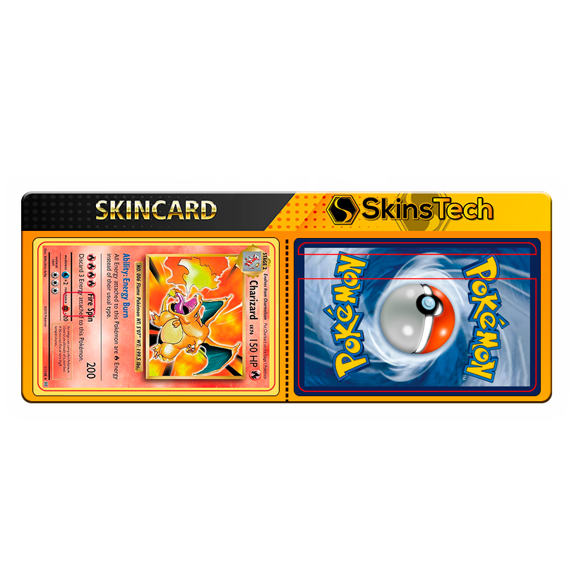 SKINCARD Skinstech® Charizard Design Card Decal