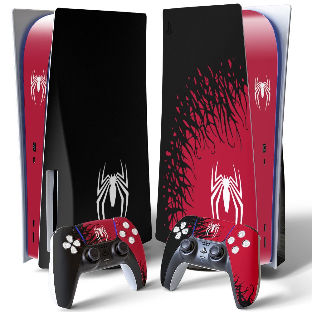 Skinstech® Spiderman Edition Premium Vinyl Decal for PS5