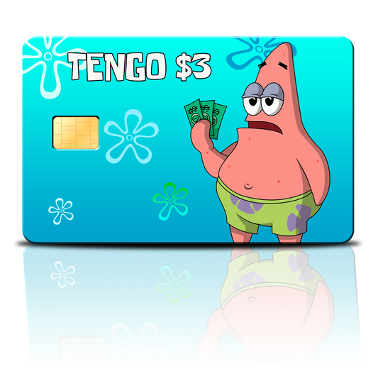 SKINCARD Skinstech® tengo $3 patricio Diseño calcomania para tarjeta