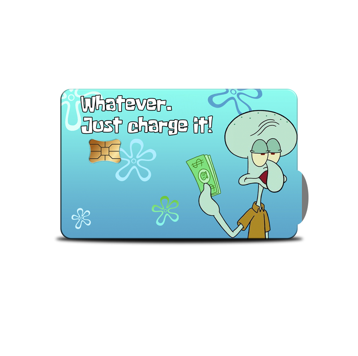 SKINCARD Skinstech® ya cobrate squidward Design decal for card