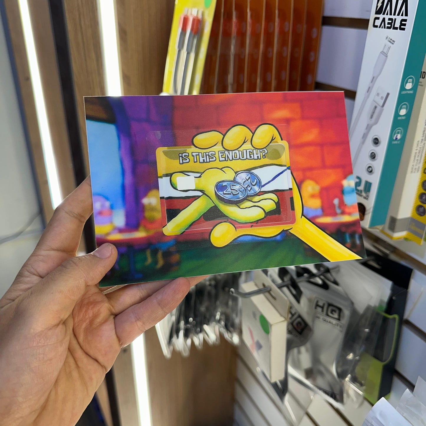 SKINCARD Skinstech® I Have $3 Patrick Design Card Decal