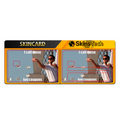 SKINCARD Skinstech® I call these fun coupons Sticker design for card
