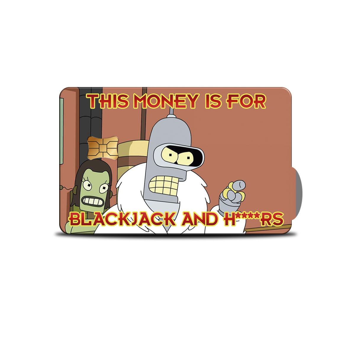 SKINCARD Skinstech® Bender This Money is for Blackjack and hookers! Diseño calcomania para tarjeta