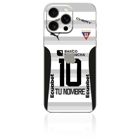 Iphone 11, 12, 13, 14, 15 Pro/Pro Max Skin Personalizado de Liga de Quito para Iphone