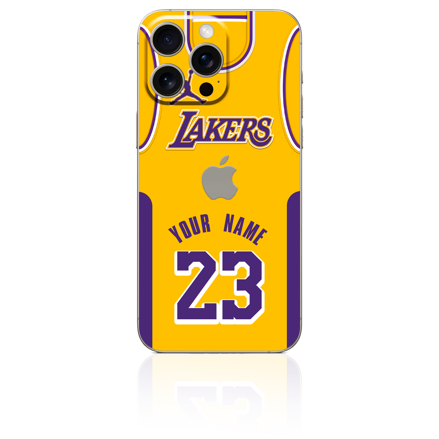 Iphone 11, 12, 13, 14, 15 Pro/Pro Max Skin Personalizado de Los Angeles Lakers para Iphone