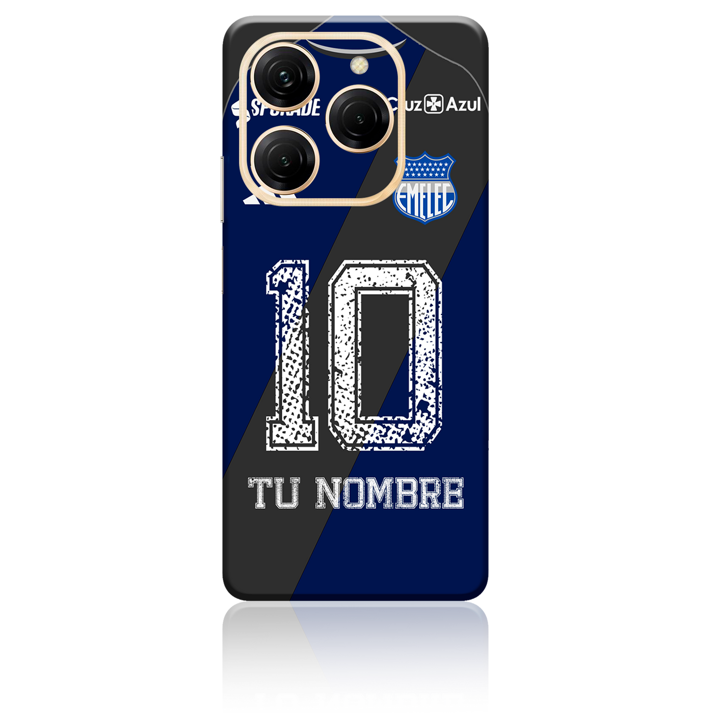 Tecno Skin Personalizado de Emelec para Spark 10, Spark 20, Spark GO