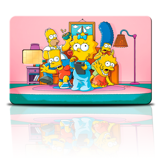 SKINCARD Skinstech® simpsons family Design decal for card