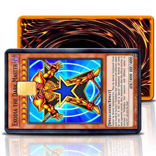 SKINCARD Skinstech® Exodia the dark Diseño calcomania para tarjeta