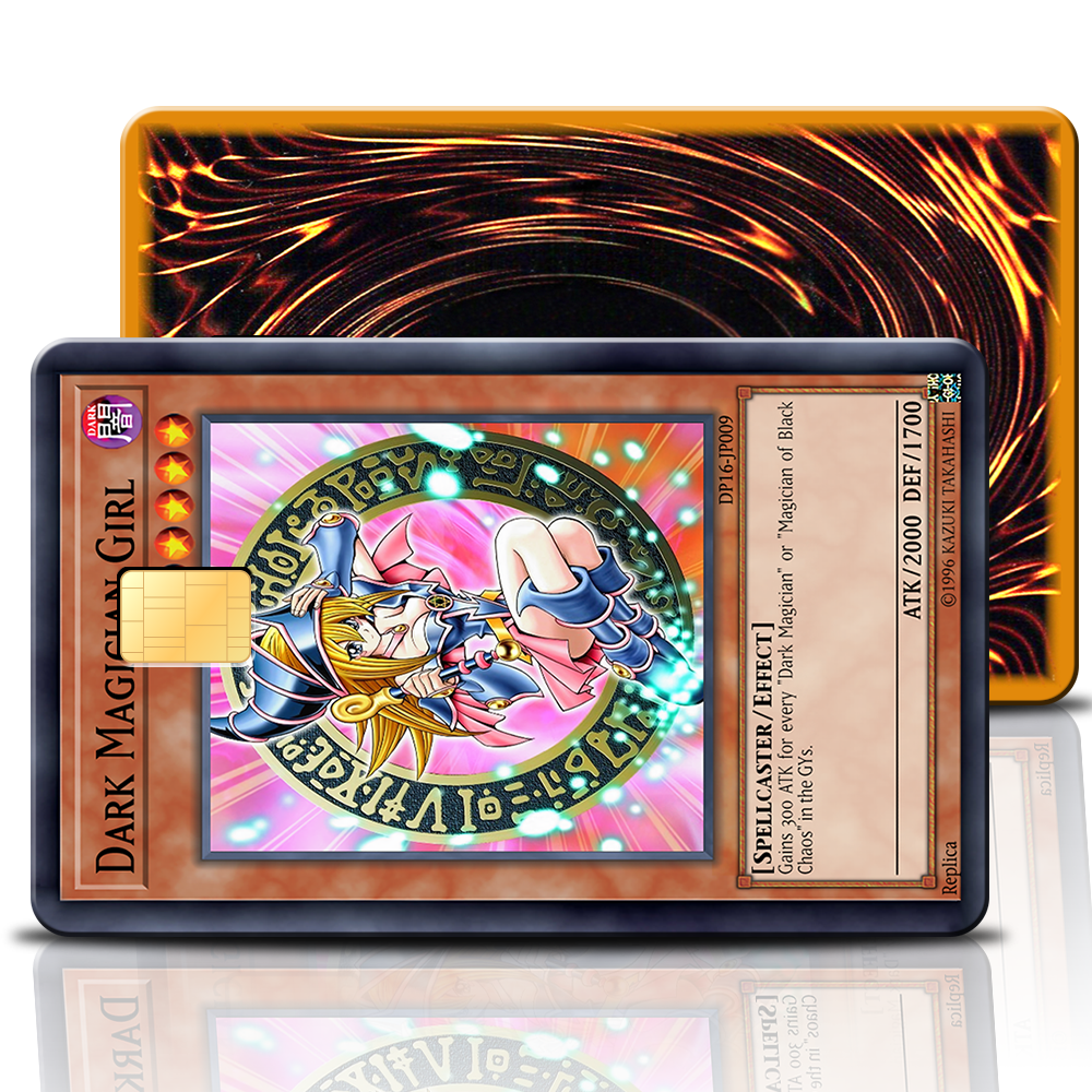 SKINCARD Skinstech®  Dark Magician Girl Diseño calcomania para tarjeta