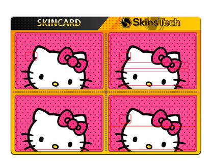 SKINCARD Skinstech® kello kitty 2 Design sticker for card