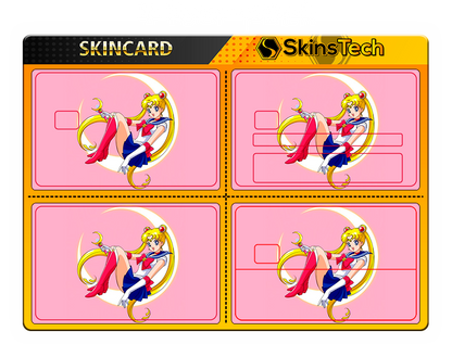 SKINCARD Skinstech® sailor moon Sticker design for card