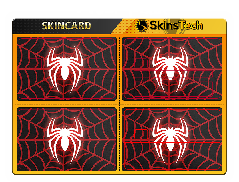 SKINCARD Skinstech® spiderman Design sticker for card