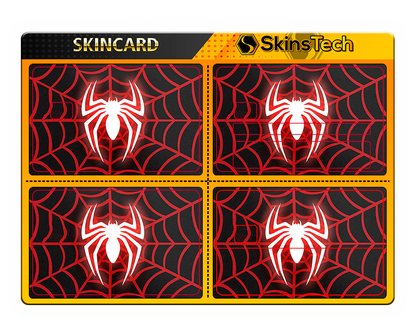 SKINCARD Skinstech® spiderman Design sticker for card